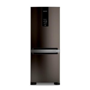 Refrigerador Brastemp 447 Litros Frost Free Inverse Black Inox BRE57FE – 220 Volts