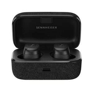 Sennheiser Consumer Audio MOMENTUM True Wireless 3 fones de ouvido intra-auriculares Bluetooth para música e chamadas com ANC, conectividade multiponto, IPX4, carregamento Qi, design compacto de vida