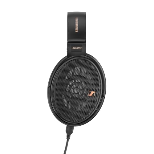 Sennheiser HD 660S2 – Fones de ouvido estéreo audiófilos com fio com subgraves profundos, surround otimizado, fluxo de ar do transdutor, sistema magnético ventilado e bobina de voz – Preto