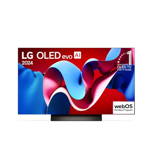 Smart TV 4K 48" LG OLED evo Gaming TV OLED48C4 Processador α9 Ger7 AI Painel 144Hz Design Ultra Slim Dolby Vision Dolby Atmos G-Sync FreeSync