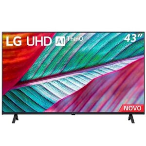 Smart TV LG 43" 4K 43UR781C webOS 23, Wi-Fi, Inteligência Artificial ThinQ, built-in, Google Assistente, Alexa AppleAirplay & HomeKit Design Ultrafino