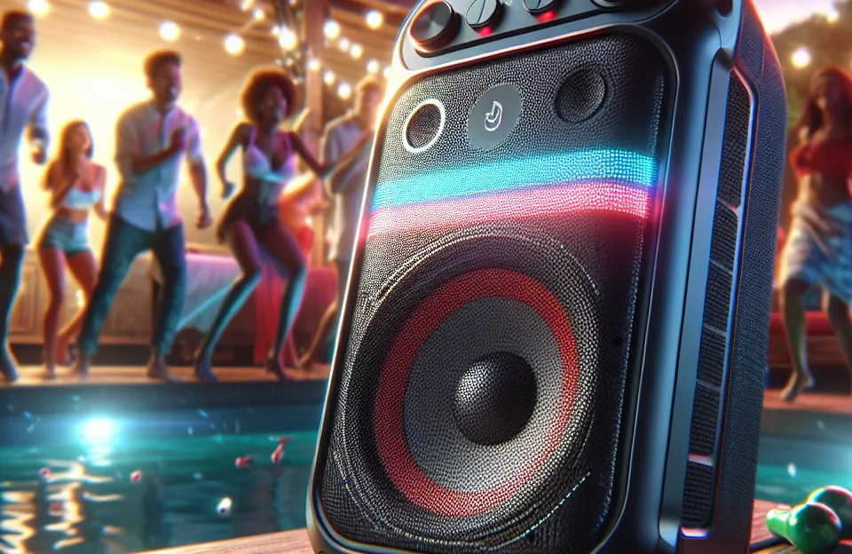 Caixa de Som Portátil PartyBox 710: Potência e Estilo para Todas as Ocasiões