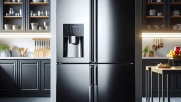 Samsung Geladeira Duplex Inverse Evolution SmartThings RB50 Black Inox 462L