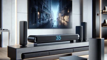 Soundbar JBL Bar 500 PRO Surround 3D HDMI eARC APP 295W RMS: Potência e Imersão Sonora