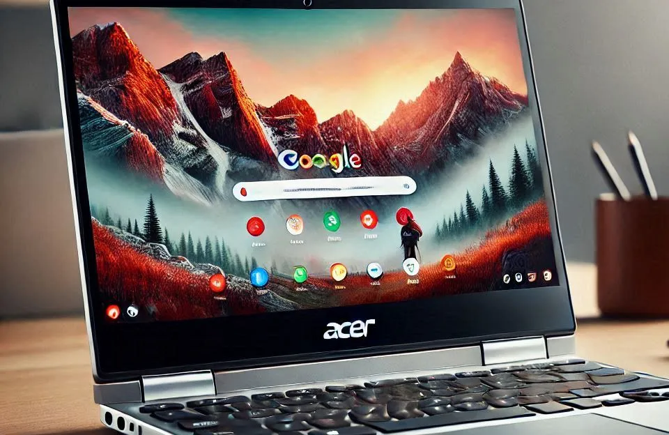 Acer Spin 714 2 em 1: Chromebook Conversível de Alto Desempenho
