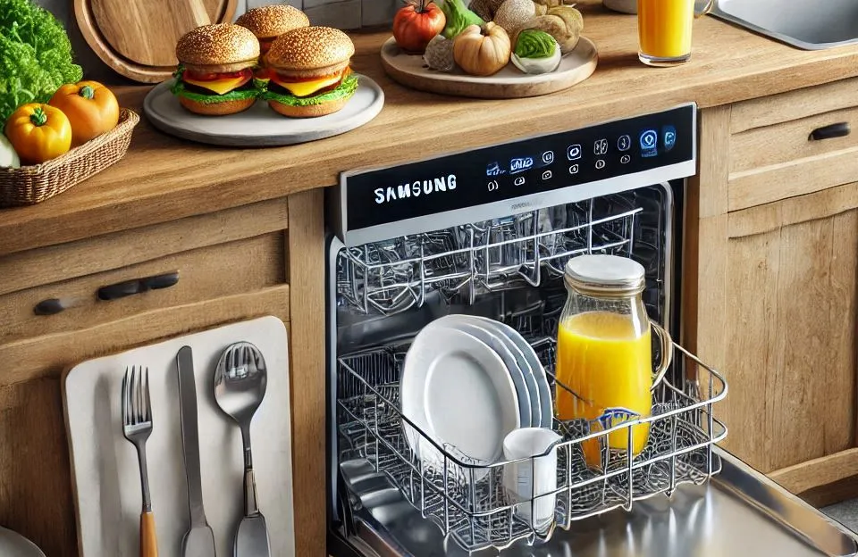 Lava-Louças Samsung Inox 10 Serviços: Compacta e Eficiente
