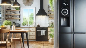 Geladeira Electrolux Frost Free Inverter 322L Efficient AutoSense Inverse Preta