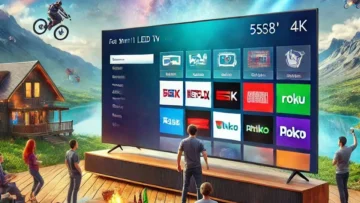 Fast Smart TV LED 58" Ultra HD 4K Philco com Roku TV