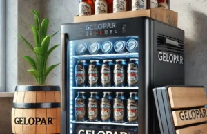 Refrigerador Vertical Cervejeira 220v Frost Free Gelopar Preto