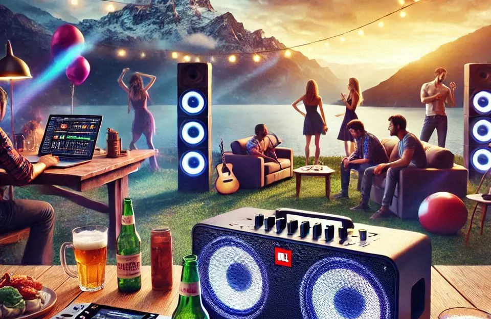 JBL PartyBox 710: Potência e Luzes para Animar Qualquer Festa