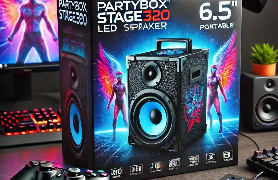 Caixa de Som Portátil Partybox Stage320 6,5" LED 240W – Review Completo