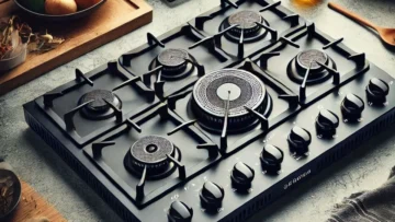 Cooktop 5 Bocas Brastemp Gourmand com Duplachama e Trempe em Ferro Fundido
