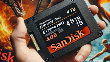 SanDisk SSD Portátil Extreme Pro 4 TB com Velocidade até 2000 MB/s