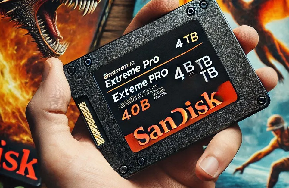 SanDisk SSD Portátil Extreme Pro 4 TB com Velocidade até 2000 MB/s
