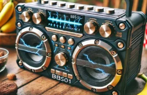 AIWA Boombox BBS01: Potência e Resistência para sua Festa