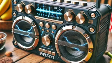 AIWA Boombox BBS01: Potência e Resistência para sua Festa