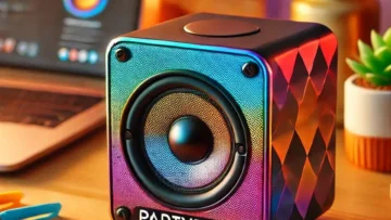 Caixa de Som PartyBox AIWA PB-06 Bluetooth 20H RGB USB TWS