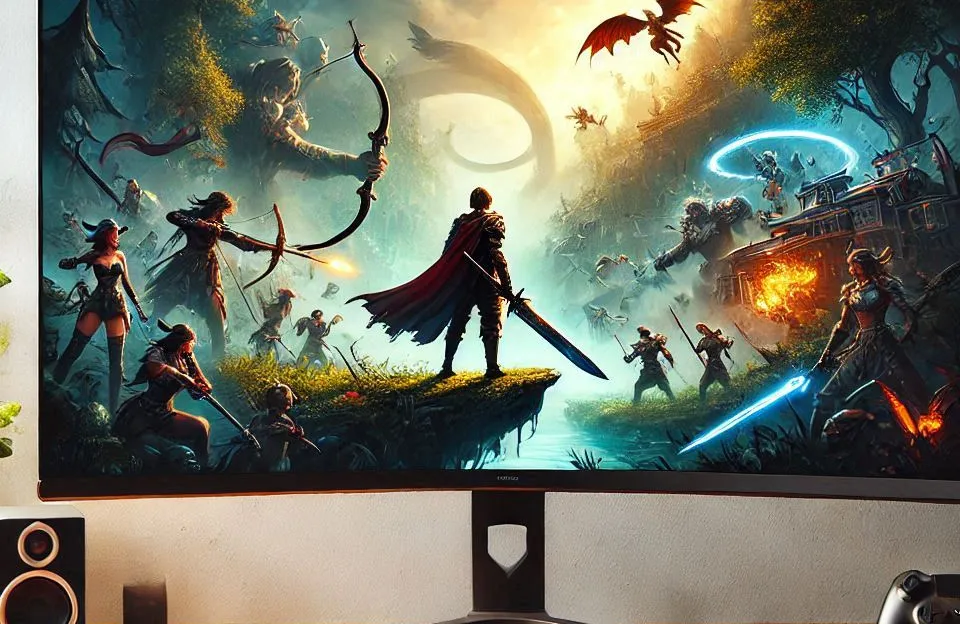 Monitor Duex LED 27'' Curvo 1080p 240Hz Gamer VGA+HDMI DX270Z