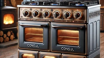 Fogão Consul 6 bocas com botões removíveis e vidro interno vedado