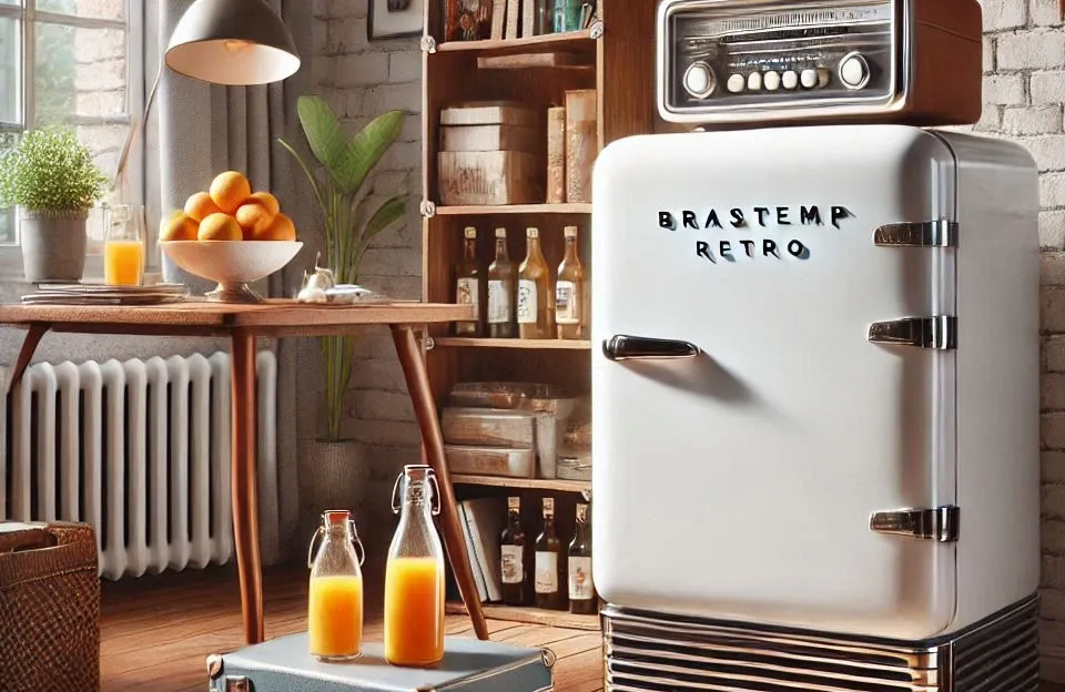 Frigobar Brastemp Retrô 76 Litros Compacto e Elegante