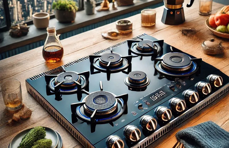 Fogão Brastemp 5 Bocas de Embutir com Mesa de Vidro e Timer Touch