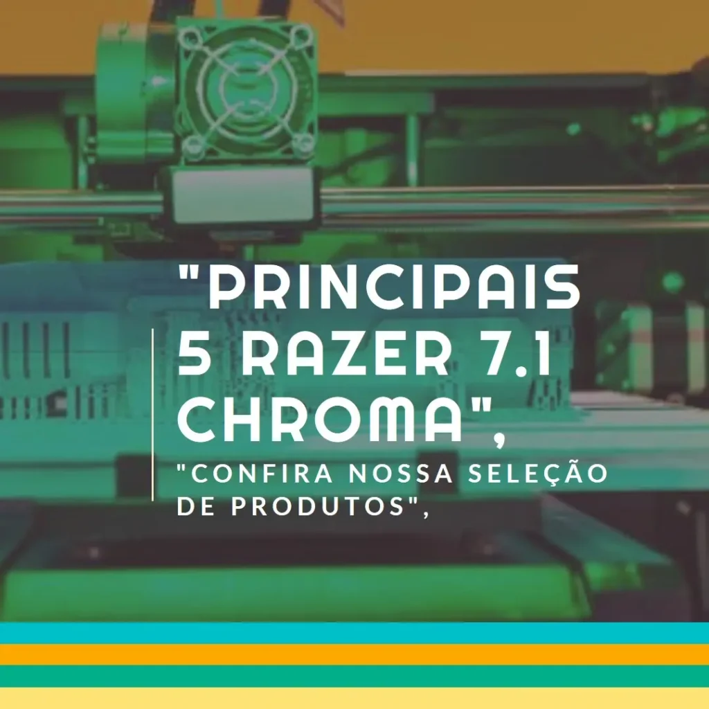 Principais 5  Razer 7.1 chroma