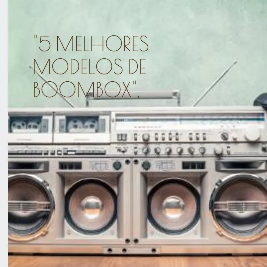 5 Melhores Modelos de  caixa de som boombox aiwa