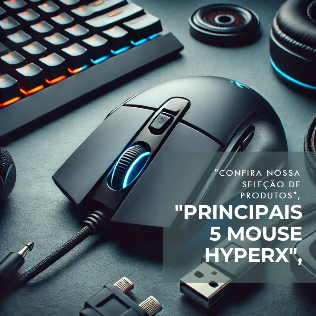 Principais 5  mouse Hyperx pulsefire haste