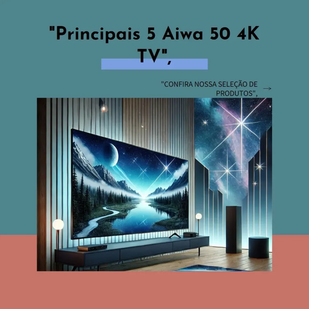 Principais 5  aiwa 50 4k smart tv