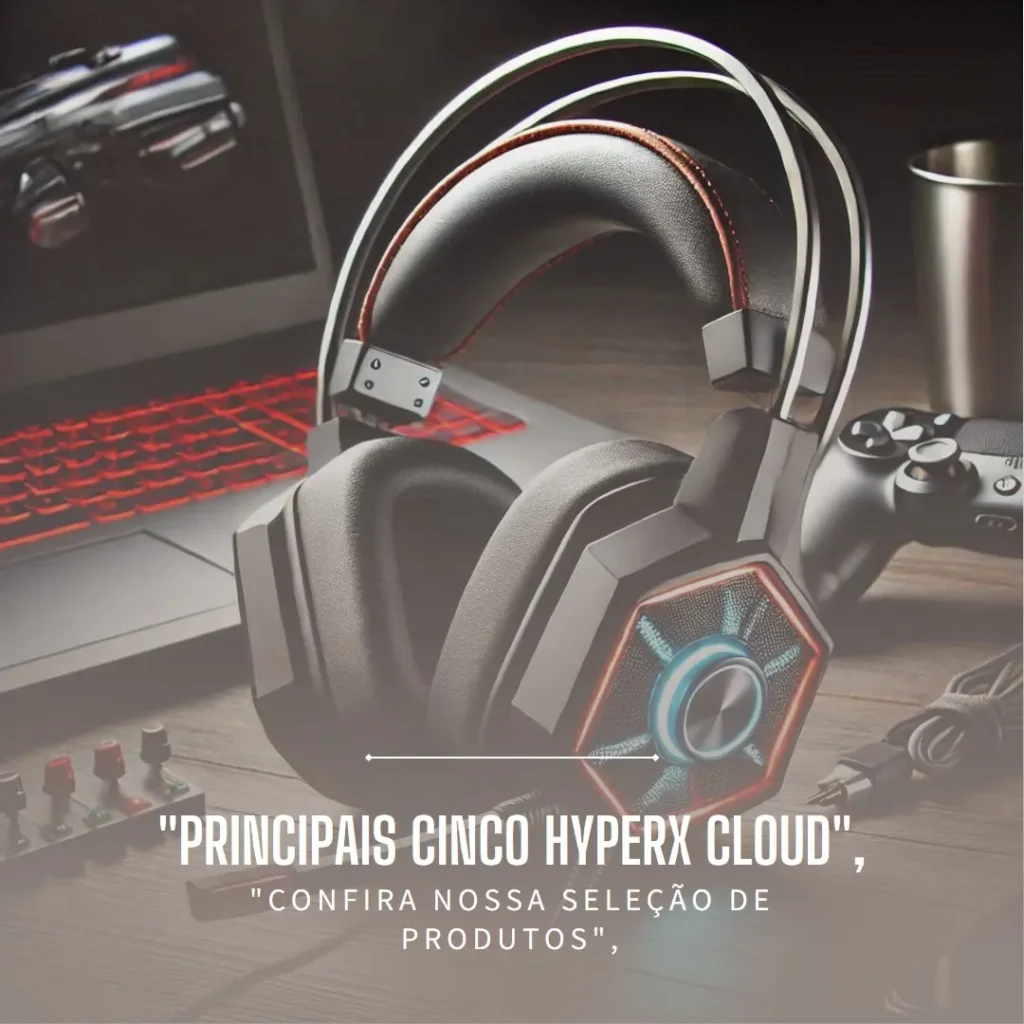 Principais Cinco  Hyperx cloud wireless