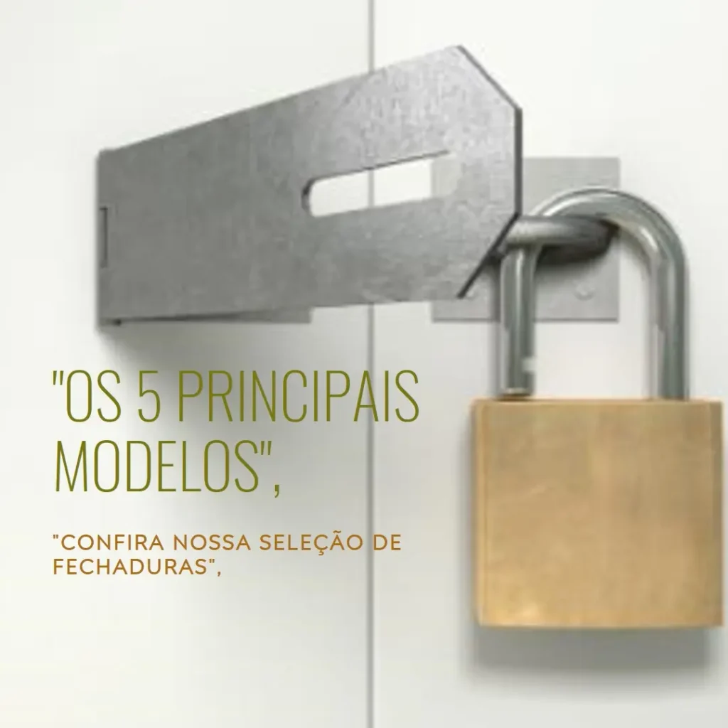 Os 5 Principais Modelos de  fechadura Intelbras