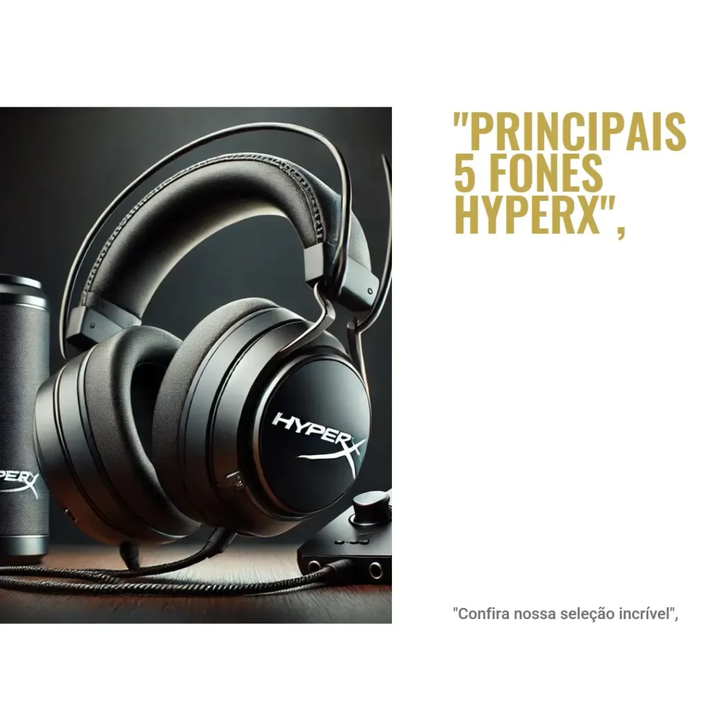 Principais 5  Hyperx fone de ouvido