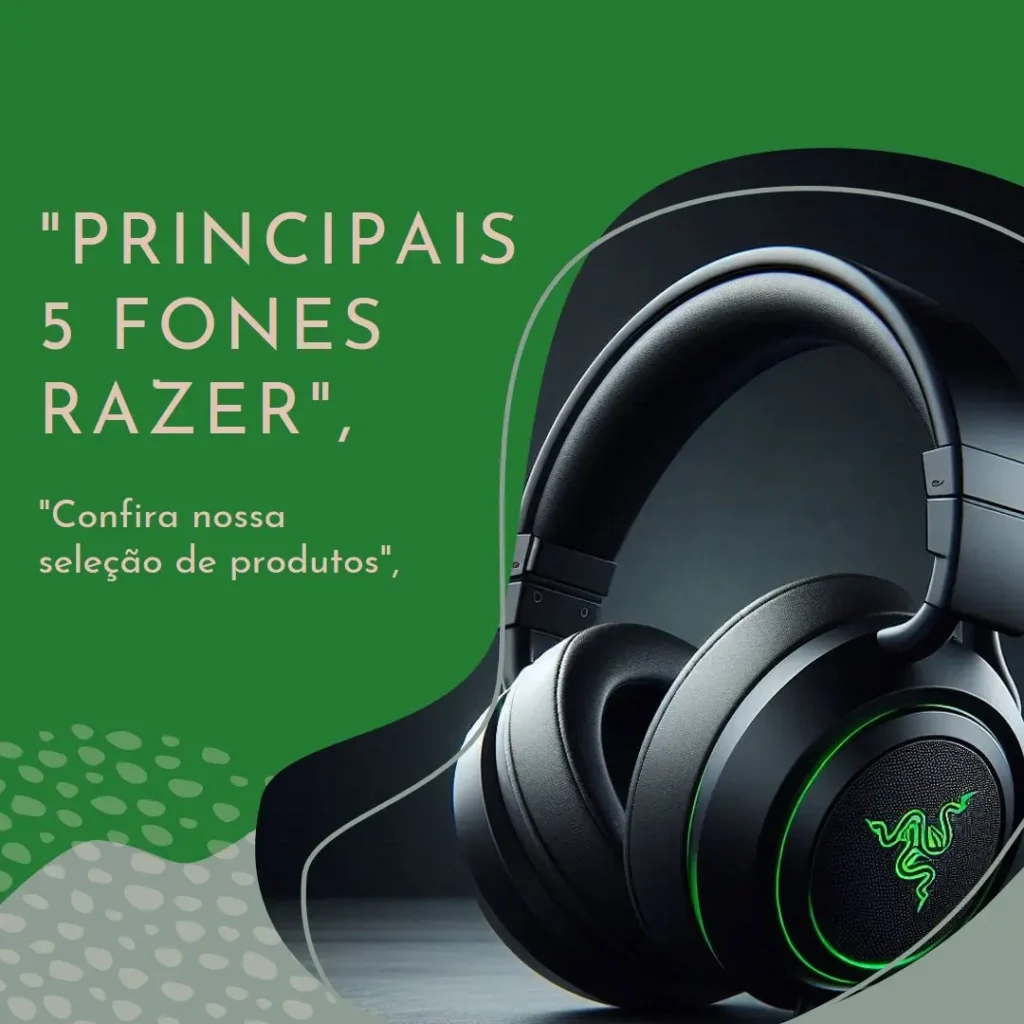 Principais 5  fone Razer blackshark v2