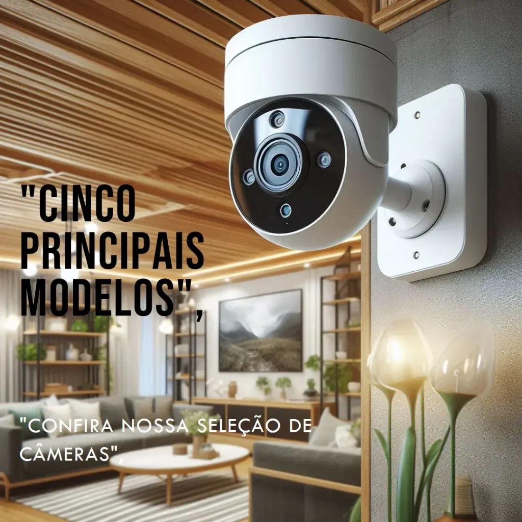 Cinco Principais Modelos de  camera segurança wifi