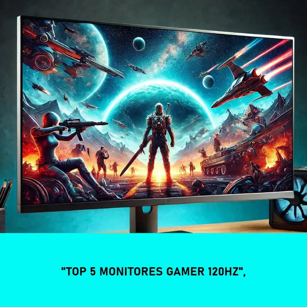 Top 5 Opções de  monitor gamer 120hz