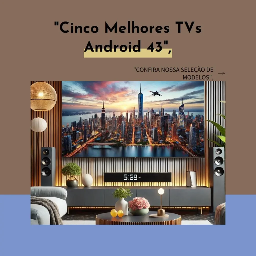 Cinco Melhores Modelos de  tv android 43 aiwa