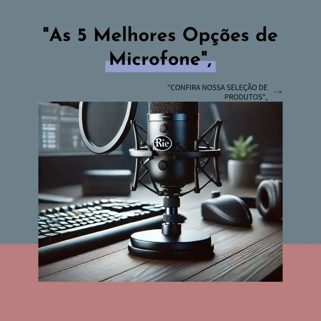 As 5 Melhores Opções de  microfone de mesa Hyperx