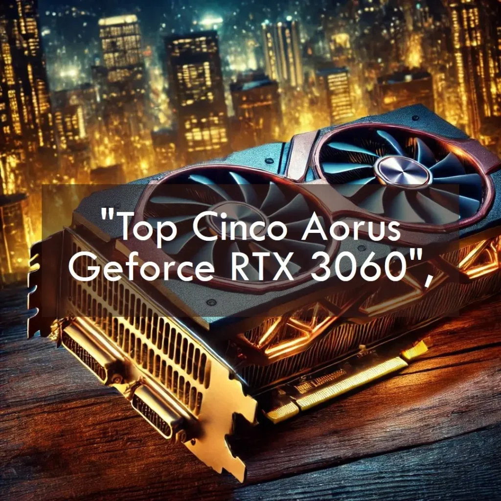 Top Cinco  Aorus Geforce RTX 3060 elite