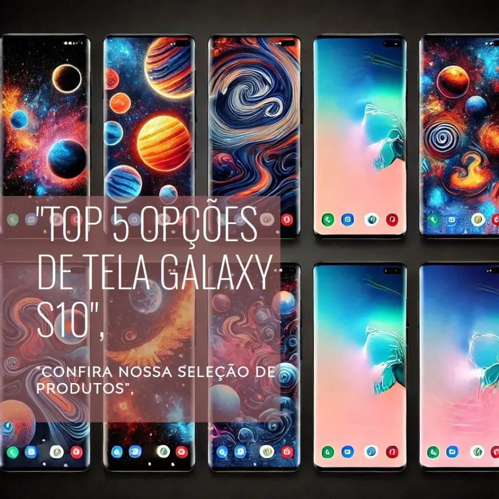 Top 5 Opções de  tela Galaxy S10