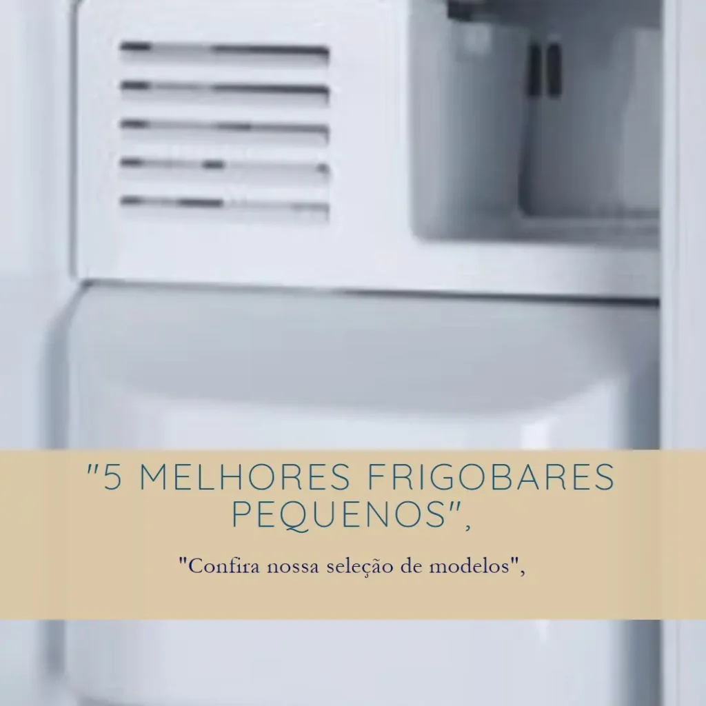 5 Melhores Modelos de  frigobar pequeno para quarto