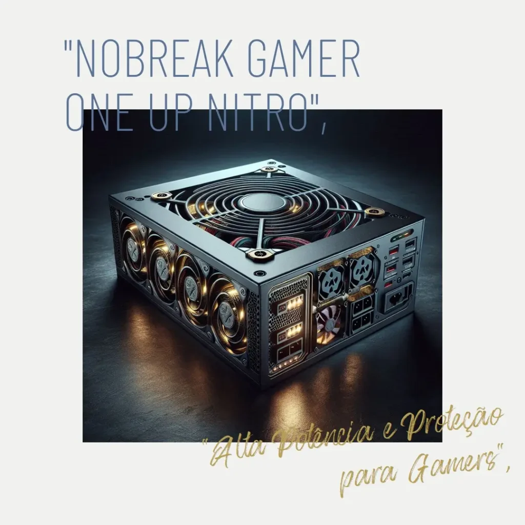 Nobreak Gamer One Up Nitro + Ragtech: Alta Potência e Proteção para Gamers