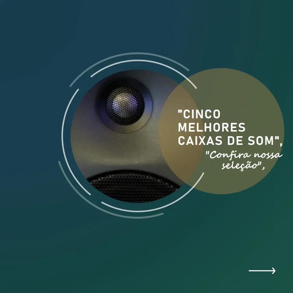 Cinco Melhores Modelos de  caixa de som da Xiaomi