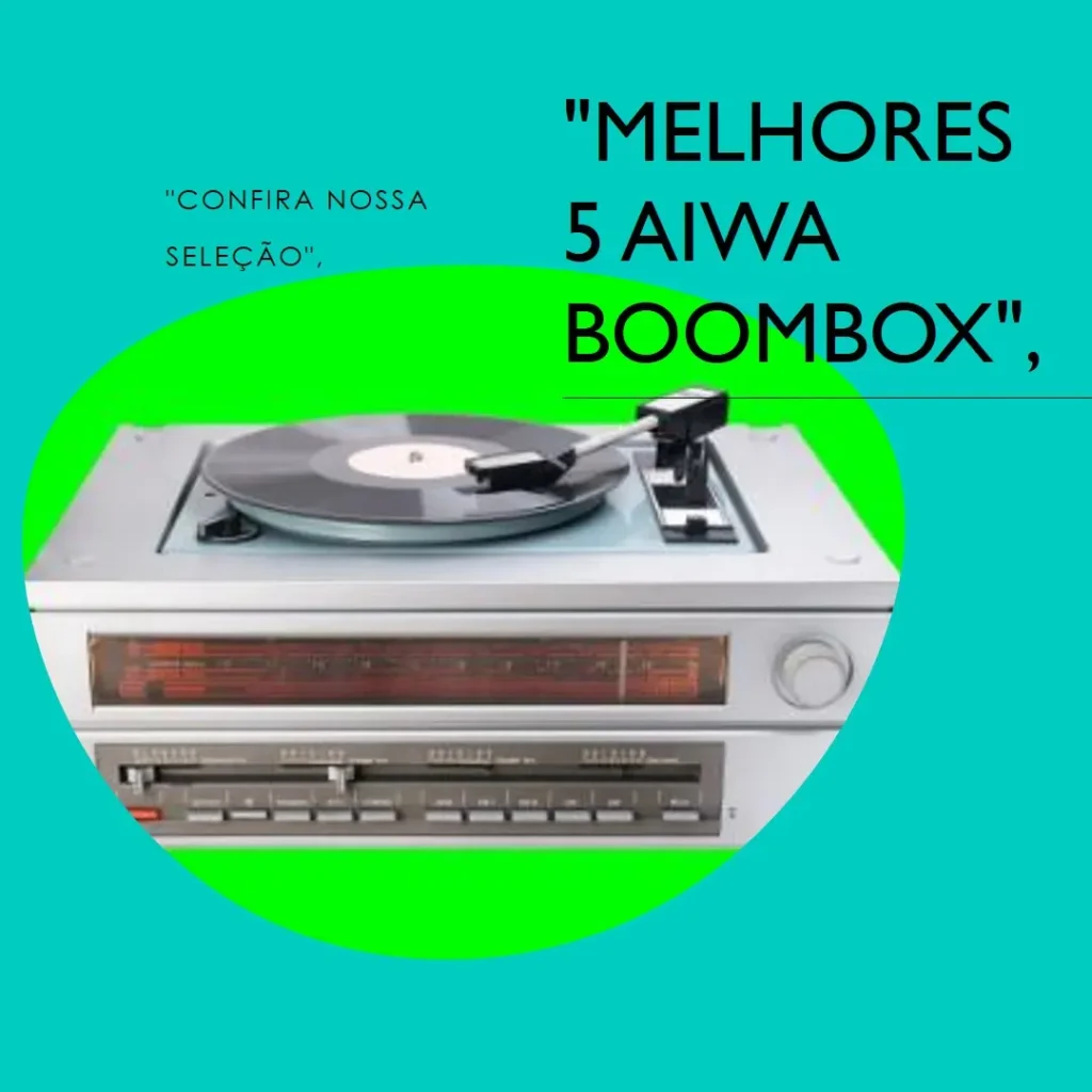 Melhores 5  aiwa boombox