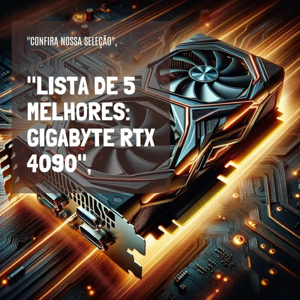 Lista de 5 Melhores:  Gigabyte RTX 4090 Aorus master