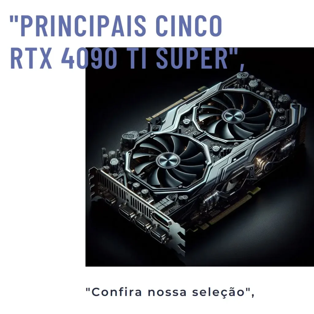 Principais Cinco  RTX 4090 ti super