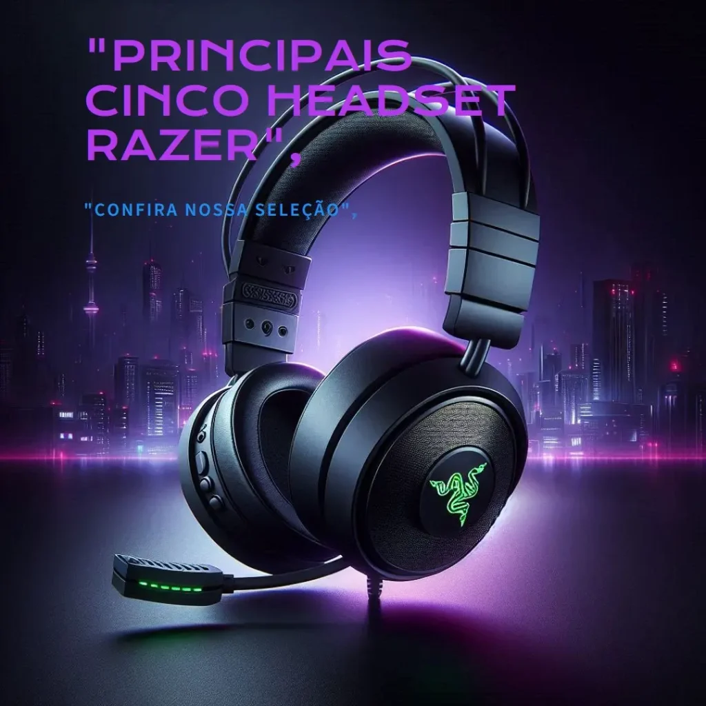 Principais Cinco  headset Razer