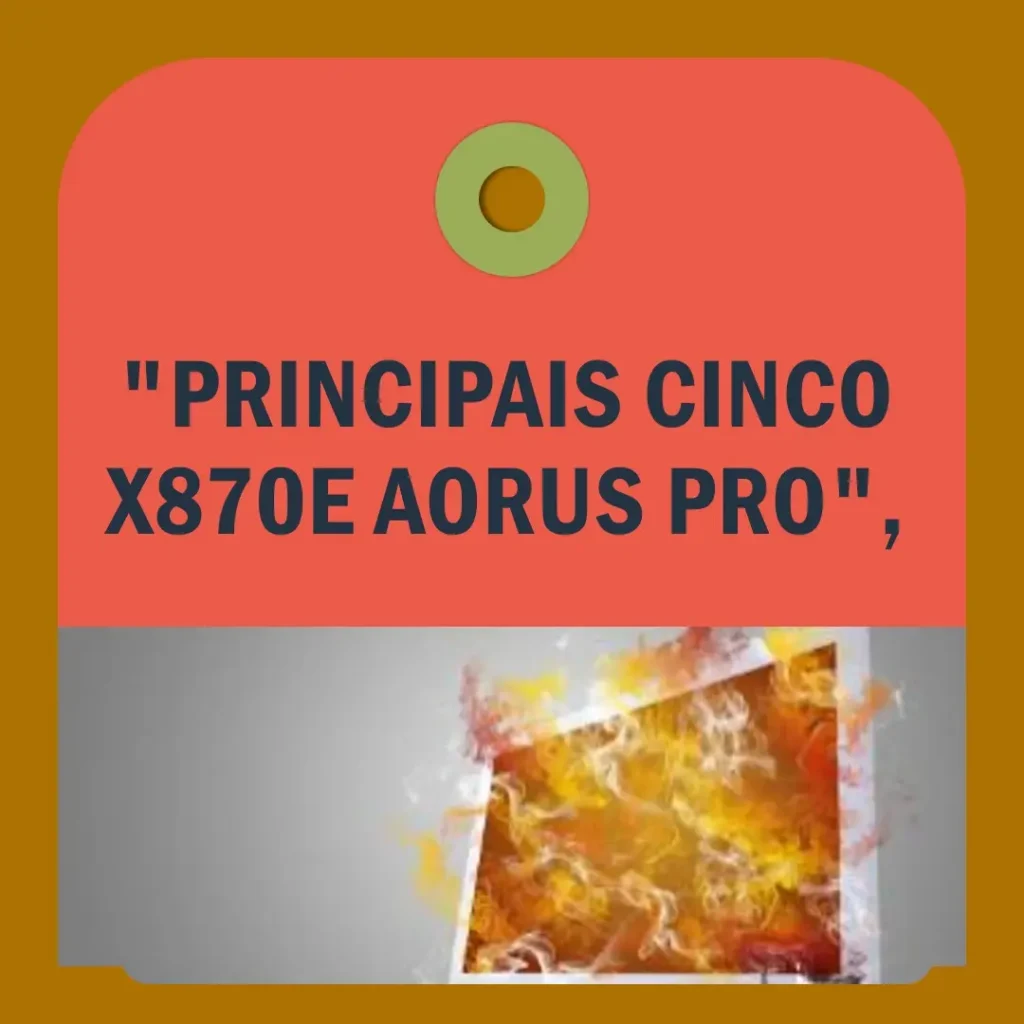 Principais Cinco  x870e Aorus pro