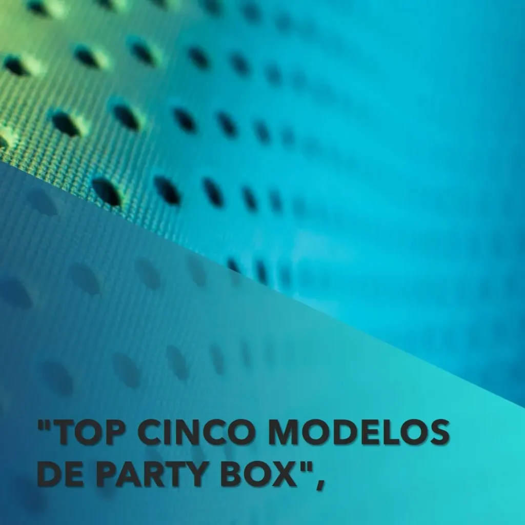 Top Cinco Modelos de  party box JBL