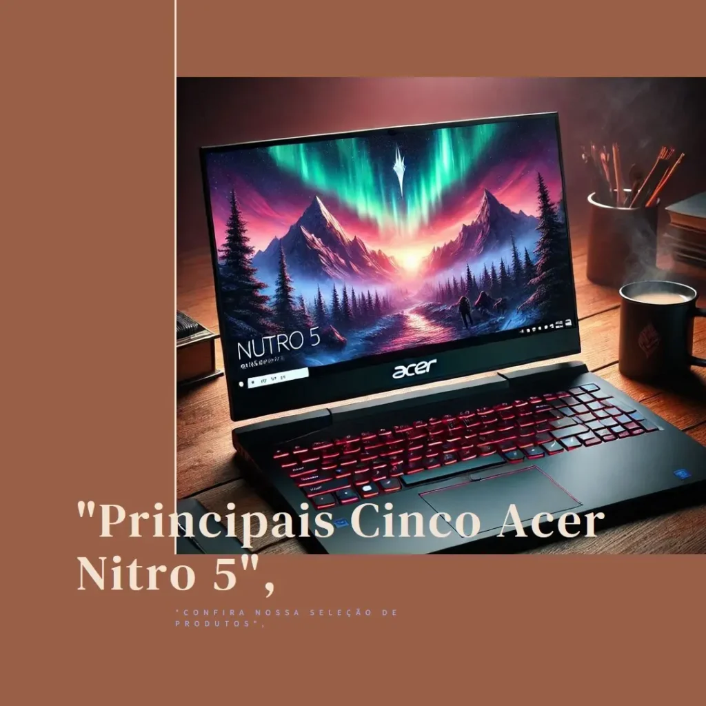 Principais Cinco Acer Nitro 5 an515-58