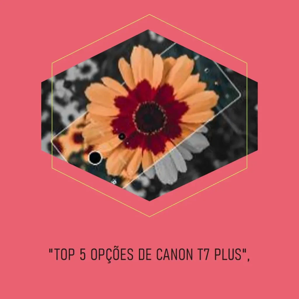 Top 5 Opções de  Canon t7 plus